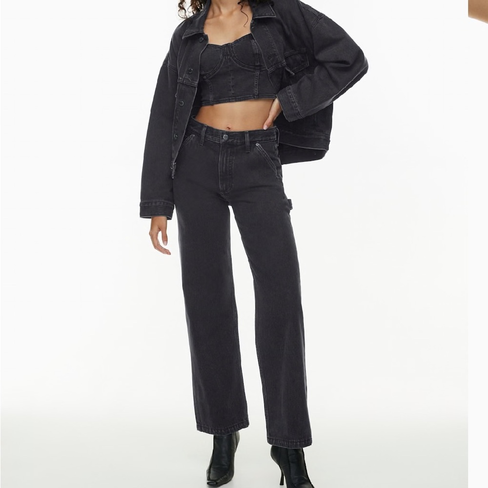 Denim Forum Farrah Carpenter black jean
